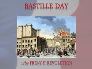 BASTILLE DAY The Death of King Louis XVI