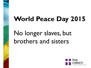 Peace Day 2015 Assembly PowerPoint