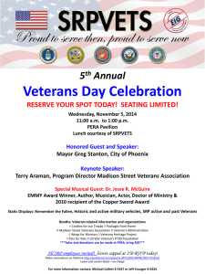 4th Annual Vets DAY 2013 Poster