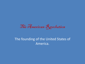 The American Revolution