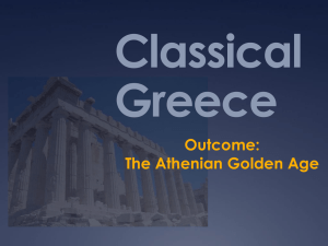 The Athenian Golden Age - socialstudiesSOLreview