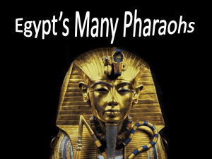 Egyptian Pharaohs Research Project & Interview Activity