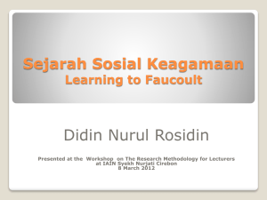 Sejarah Sosial Keagamaan terbaru