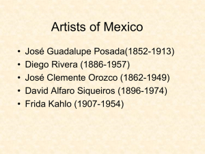 Powerpoint of Artists from Mexico