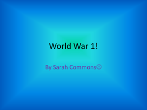 World War 1! - Facefield NS