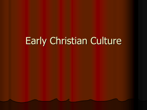 Early Christian Culture