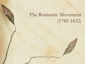 Romantic Movement (1785-1832): An Overview