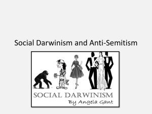 Social Darwinism, Anti-Semitism & Imperialism Presentation