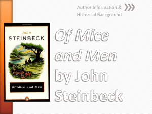 Of Mice and Men by John Steinbeck