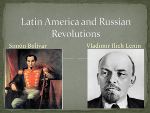 Latin America and Russian Revolutions