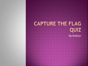 Capture The Flag Quiz