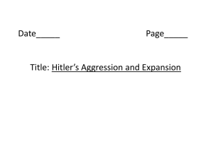 Hitler Defies Versailles