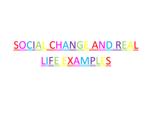 Social Change & Minority Influence: Real-Life Examples