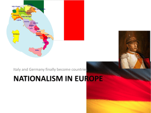 Nationalism in Europe