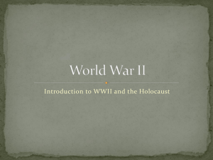 WWII & Holocaust: Introduction, Poetry & Memoir Analysis
