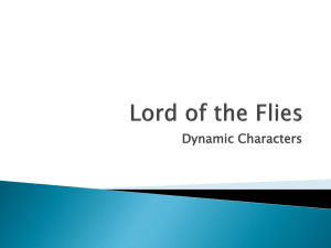 Dynamic Characters in Lord of the Flies: Ralph's Transformation