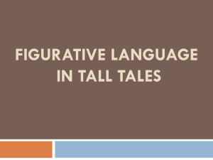Figurative Language in Tall Tales: Similes & Metaphors