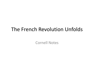 French Revolution: Cornell Notes - Key Events & Figures