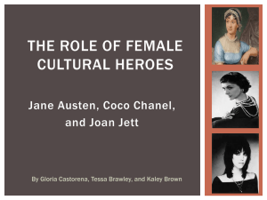Role of Cultural Heroes