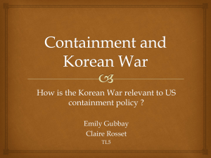 The problem in Korea