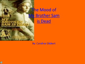 My Brother Sam is Dead: Tragic Mood Analysis