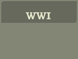 World War I Power Point