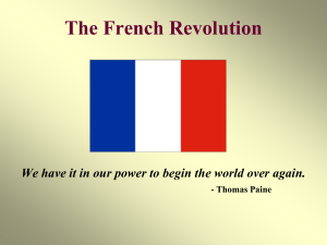 The French Revolution - University of South Alabama