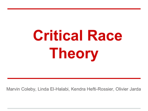 Critical Race Theory