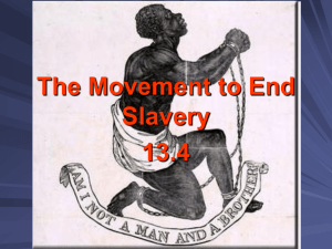 The Movement to End Slavery 13.4 pp