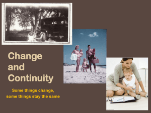 Change and Continuity: Quebec Question