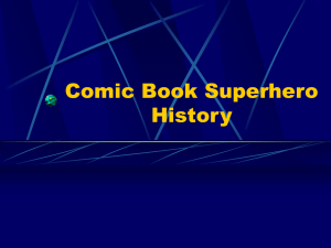 Comic Book Characters - MrMooreIsMyTeacher.com