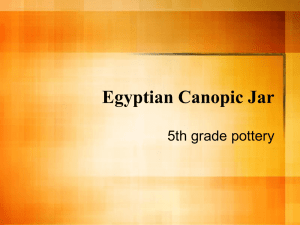 Egyptian Canopic Jars: Art & Ancient Egypt for 5th Grade