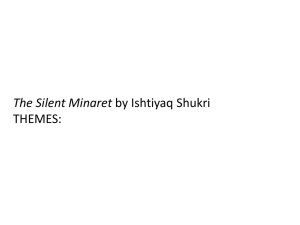 Introduction to Shukri:themes, ideas, etc.