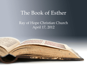 The Book of Esther