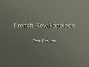 French Rev/Napoleon