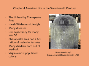 Chapter 4 American Life in the Seventeenth Century