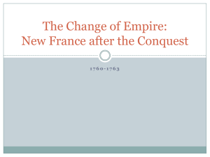 New France After Conquest