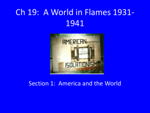 World War II Origins: Fascism, Isolationism, and Alliances