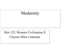 The Age of Absolutism and the Age of Revolutions