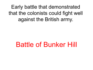 Colonists who chose to fight for independence.