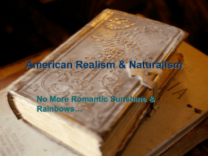 American Realism & Naturalism: Literature Presentation