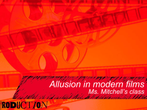 What is this an allusion to?