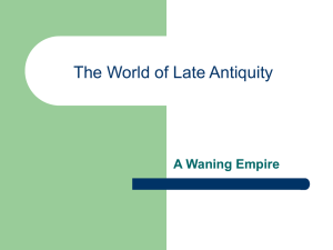 The World of Late Antiquity
