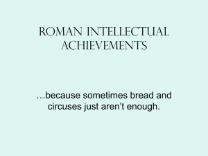 roman intellectual history
