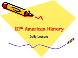 World War I - Waverly-Shell Rock Community Schools