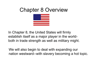 Chapter 8 Overview
