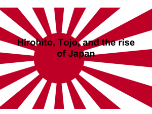 Hirohito, Tojo, and the Rise of Japan