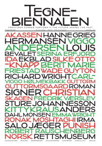 Last ned utstillingsavisen med kunstnerbiografier