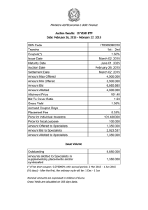 10 Year BTP Auction Results 26