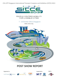 LTA-UITP SINGAPORE INTERNATIONAL TRANSPORT
